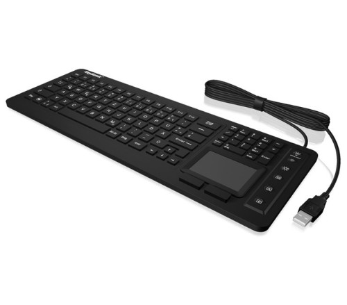 KeySonic KSK-6231 INEL (CH) klawiatura Przemysłowy USB QWERTZ Swiss Czarny