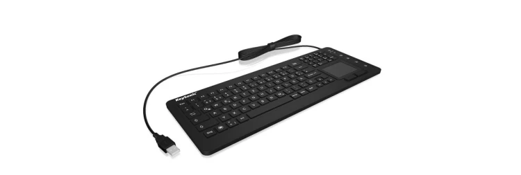 KeySonic KSK-6231 INEL (CH) klawiatura Przemysłowy USB QWERTZ Swiss Czarny
