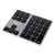 LogiLink ID0187 klawiatura numeryczna Uniwersalne Bluetooth Aluminium, Czarny