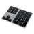 LogiLink ID0187 klawiatura numeryczna Uniwersalne Bluetooth Aluminium, Czarny