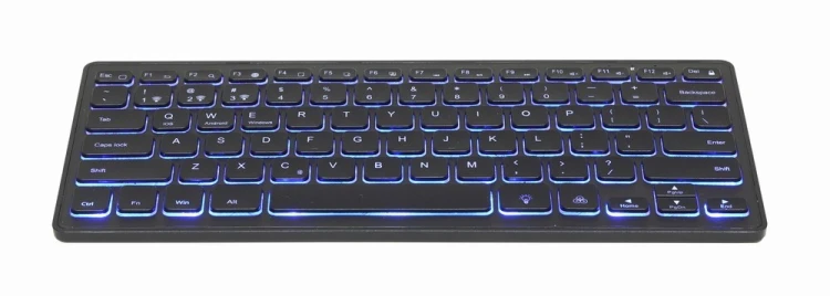 Gembird KB-BTRGB-01-DE klawiatura Uniwersalne Bluetooth QWERTZ Niemiecki Czarny