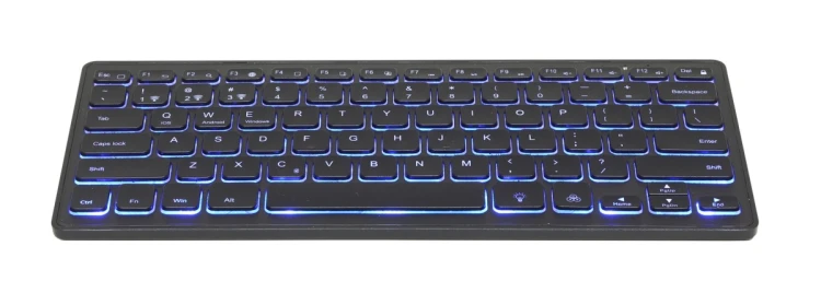 Gembird KB-BTRGB-01-DE klawiatura Uniwersalne Bluetooth QWERTZ Niemiecki Czarny