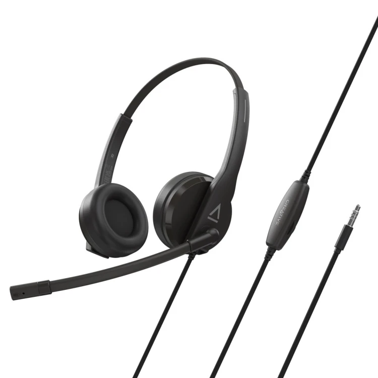 Creative Labs HS-230 Zestaw słuchawkowy Przewodowa Opaska na głowę Business/Everyday USB Typu-A Czarny