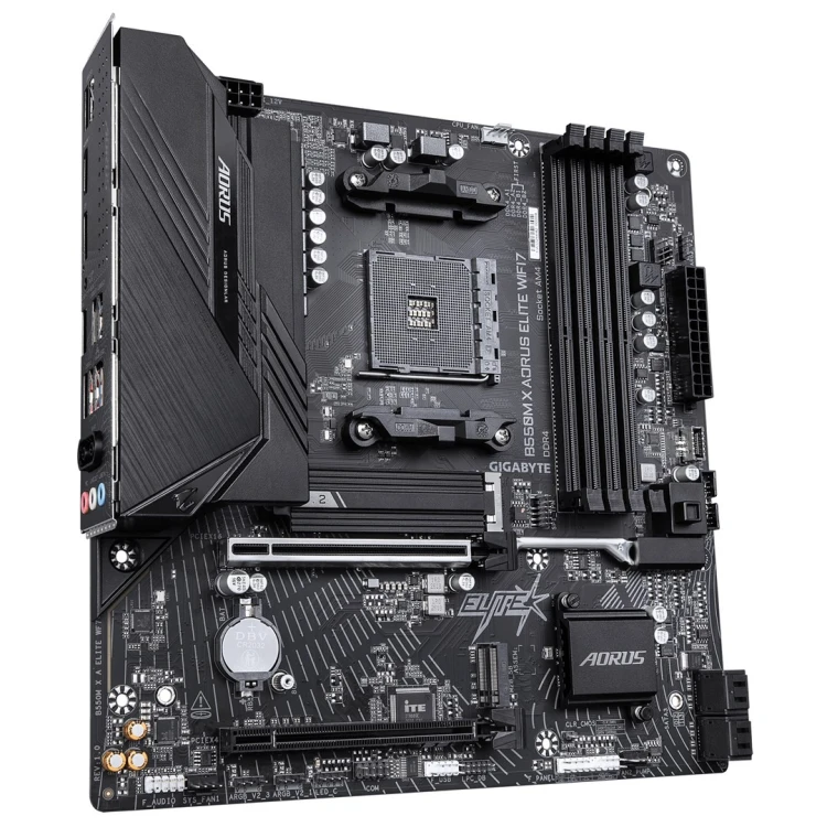 GIGABYTE B550M X AORUS ELITE WIFI7 AMD B550 Socket AM4 micro ATX