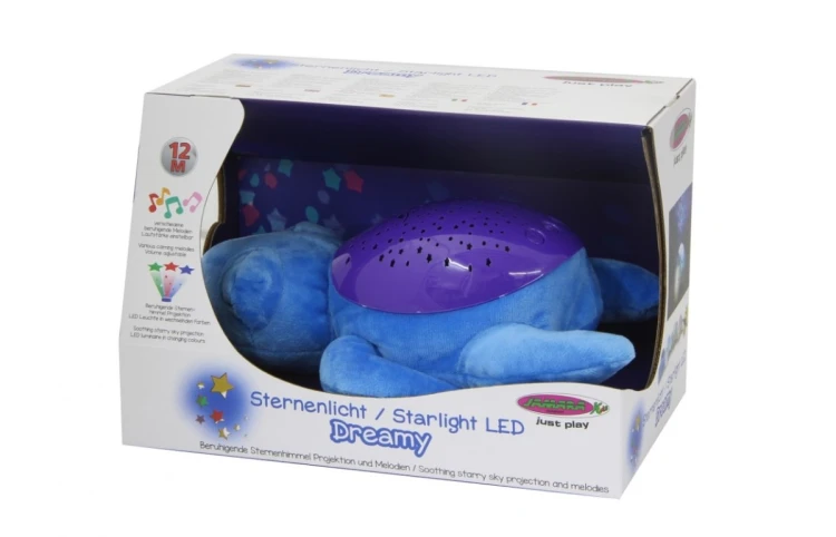 Jamara Dreamy Turtle nocna lampka dziecięca Wolnostojący Niebieski, Fioletowy LED