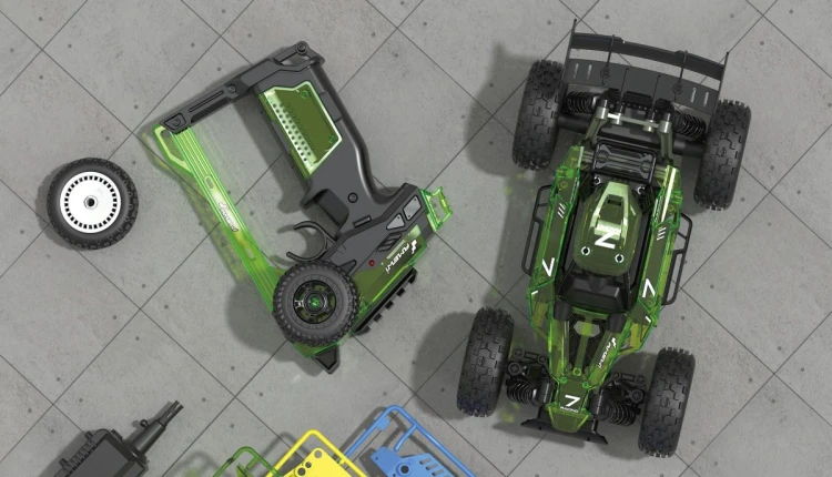 Amewi CoolRC DIY Razor Buggy 2WD zdalnie sterowany model Silnik elektryczny 1:18