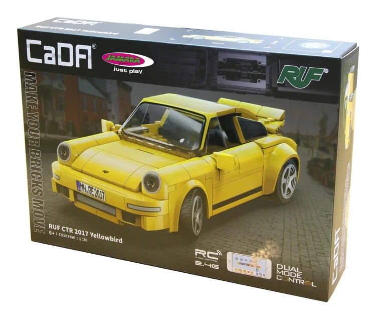 Jamara CaDA RUF CTR 2017 Yellowbird zdalnie sterowany model Samochód Silnik elektryczny 1:20