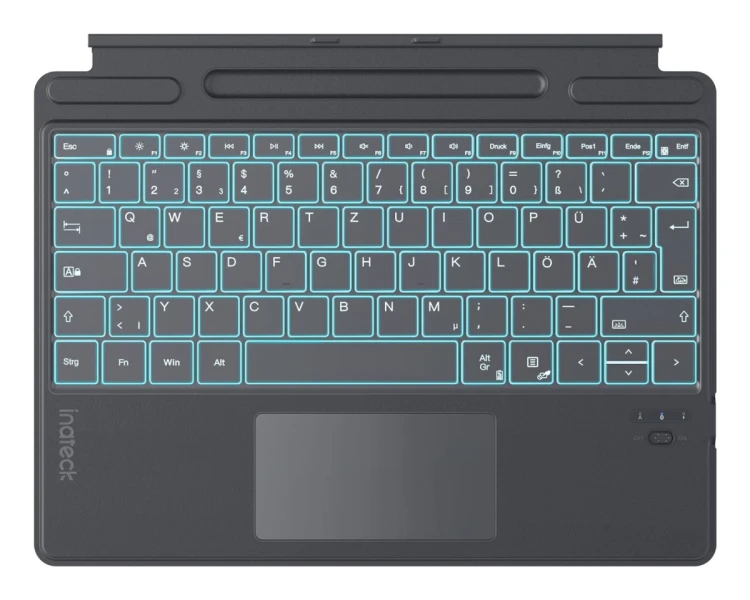 Inateck KB05114 QWERTZ Bluetooth Szary