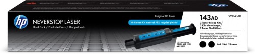 HP 143AD NEVERSTOP TONER/RELOAD KIT 2-PACK EEA + CH + UK