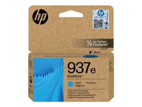 HP Oryginalny błękitny tusz 937e EvoMore