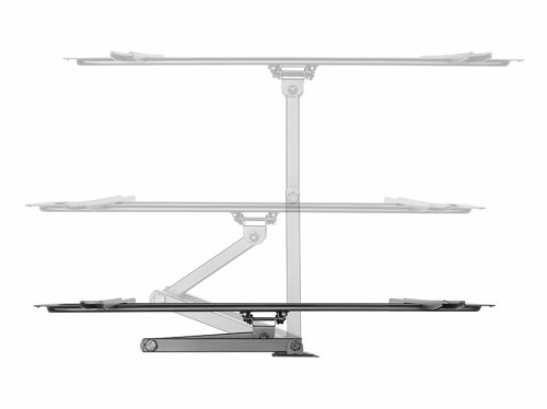 Equip 650342 uchwyt do telewizorów 177,8 cm (70") Czarny