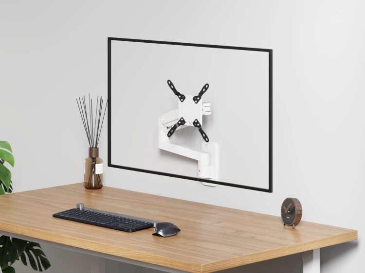 Equip 650140 uchwyt / stojak do monitorów 124,5 cm (49") Ściana Biały