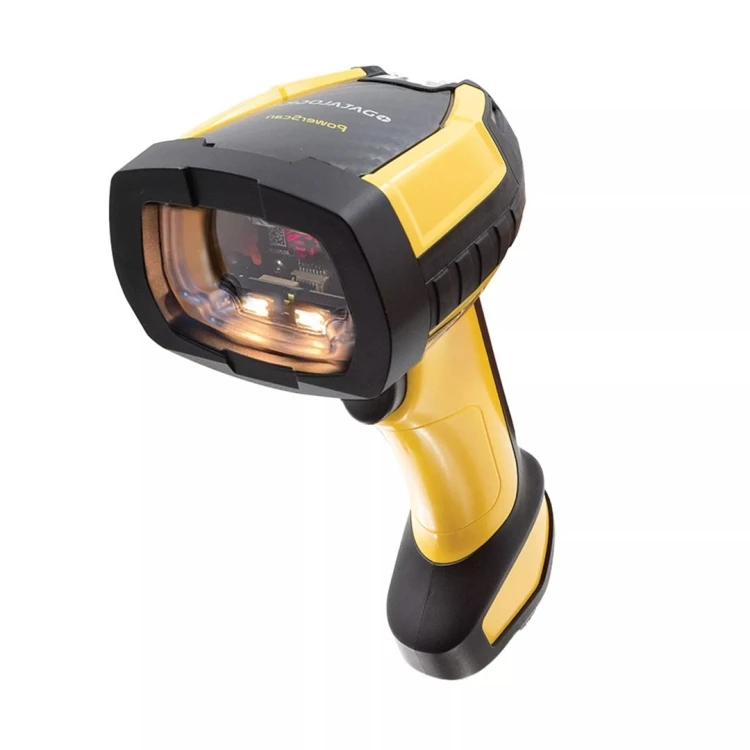Datalogic PM9600-SR433RBK10 czytnik kodów kreskowych Ręczny czytnik kodów kreskowych 1D/2D Laser Czarny, Żółty