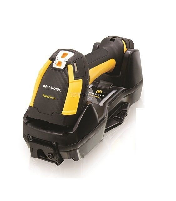Datalogic PM9600-SR433RBK10 czytnik kodów kreskowych Ręczny czytnik kodów kreskowych 1D/2D Laser Czarny, Żółty
