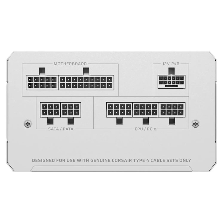 Corsair RM Series RM850e moduł zasilaczy 850 W 24-pin ATX ATX Biały