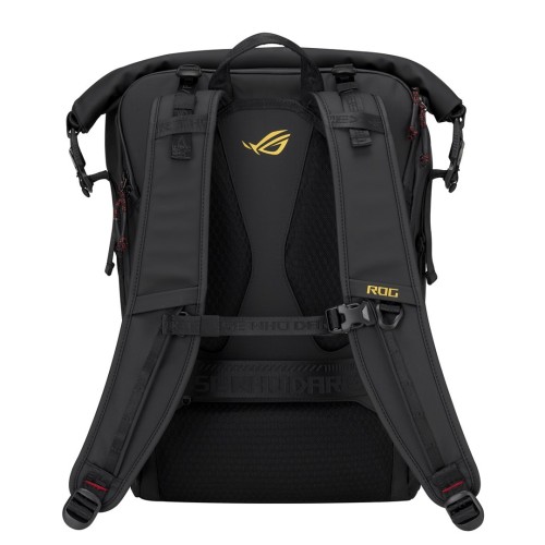 ASUS ROG SLASH Backpack Edition 20 plecak Plecak rolowany Czarny Poliester, Skóra woskowana (Pull Up)