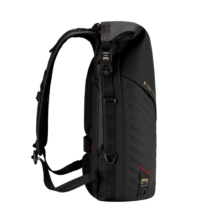 ASUS ROG SLASH Backpack Edition 20 plecak Plecak rolowany Czarny Poliester, Skóra woskowana (Pull Up)