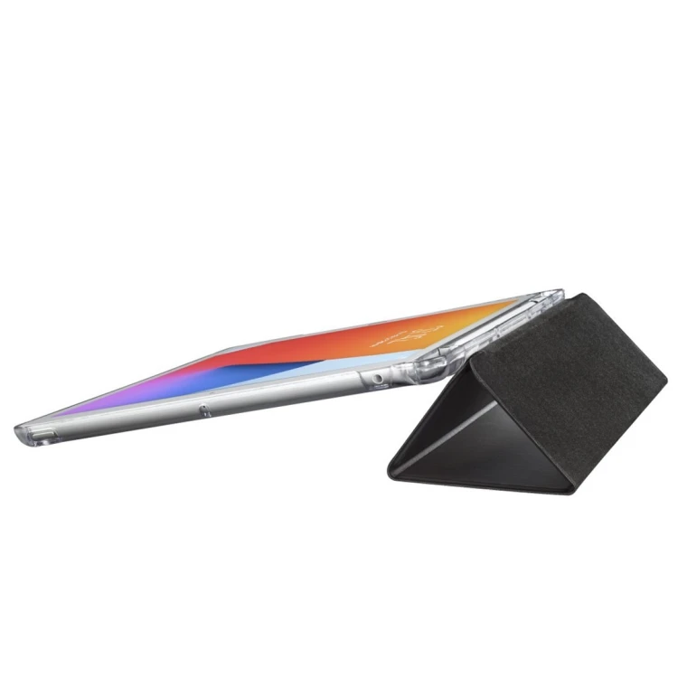 Hama Fold Clear 25,9 cm (10.2") Etui z klapką Czarny, Przezroczysty