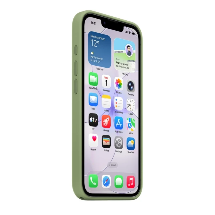 Apple MHWF4ZM/A pokrowiec na telefon komórkowy 15,5 cm (6.1") Zielony