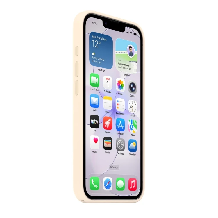 Apple MHWG4ZM/A pokrowiec na telefon komórkowy 15,5 cm (6.1") Waniliowy