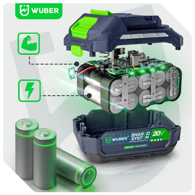 Klucz udarowy bezszczotkowy 20V W04604 WUBER