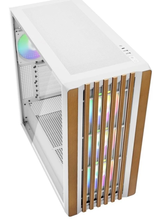 Pokrowiec Sharkoon Rebel C70G RGB ATX 1xSzkło białe