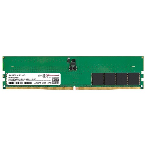 Transcend JetRam JM4800ALE-32G moduł pamięci 32 GB 1 x 32 GB DDR5 288-pin DIMM