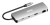 Port Designs 900164 stacja dokująca Przewodowa USB 3.2 Gen 1 (3.1 Gen 1) Type-C Stal nierdzewna