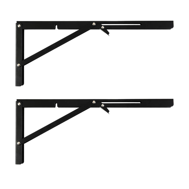 MACLEAN UCHWYT SKŁADANY POD PÓŁKĘ ŚCIENNĄ UCHWYT SKŁADANY PÓŁKI ŚCIENNEJ MACLEAN, MIN 300MM, MAX 600MM, MAX 50KG, 2 SZTUKI, M