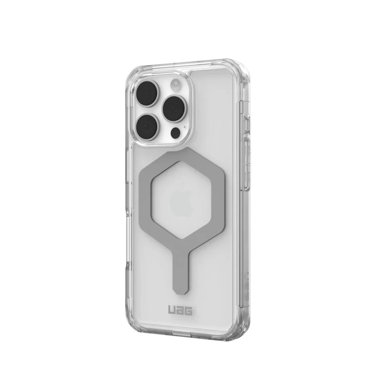 Urban Armor Gear Plyo pokrowiec na telefon komórkowy 16 cm (6.3") Srebrny, Przezroczysty