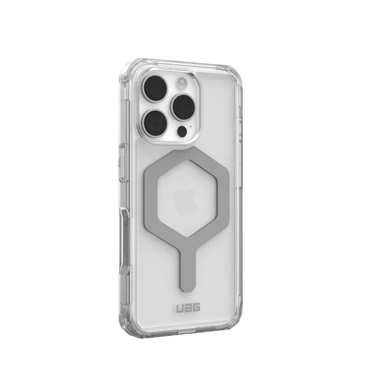 Urban Armor Gear Plyo pokrowiec na telefon komórkowy 16 cm (6.3") Srebrny, Przezroczysty