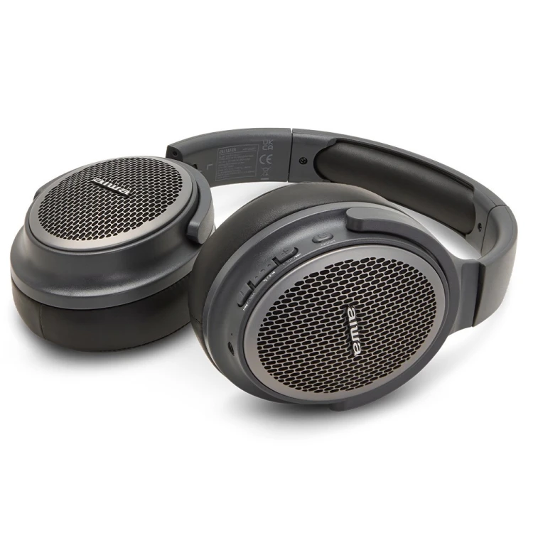 Aiwa HST-250BT/TN słuchawki/zestaw słuchawkowy Przewodowy i Bezprzewodowy Opaska na głowę Połączenia/muzyka Micro-USB Bluetooth Czarny