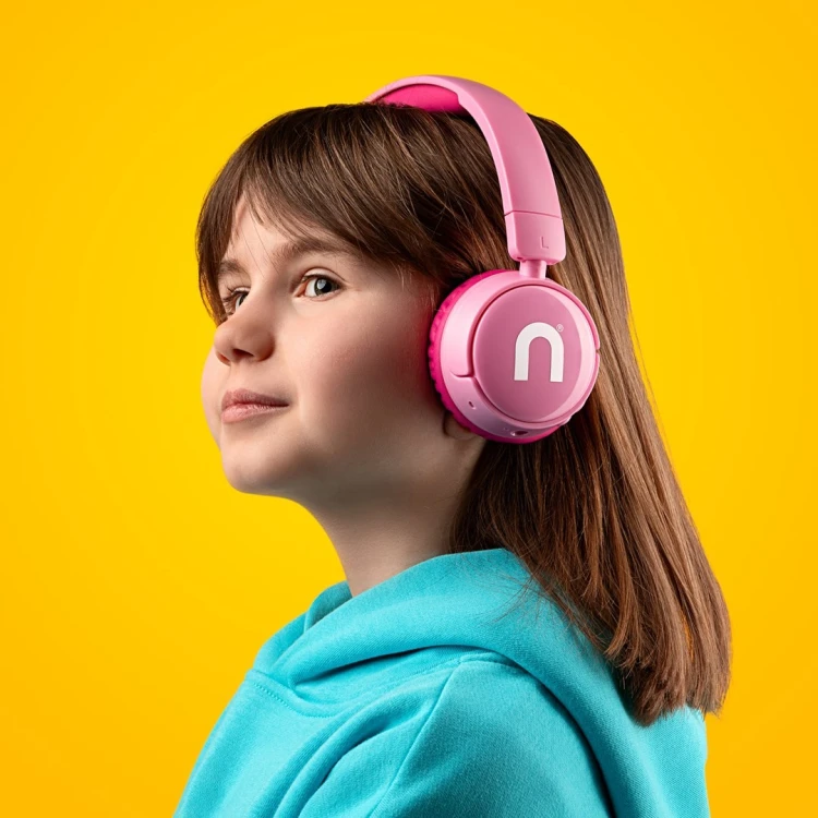 Niceboy HIVE Kiddie Pink Zestaw słuchawkowy Opaska na głowę Połączenia/Muzyka/Sport/Codzienność Różowy