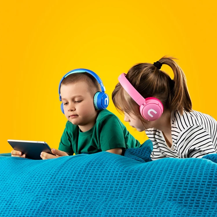 Niceboy HIVE Kiddie Pink Zestaw słuchawkowy Opaska na głowę Połączenia/Muzyka/Sport/Codzienność Różowy