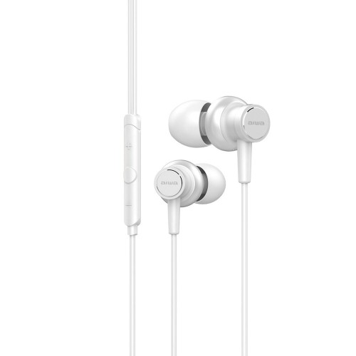 Aiwa ESTM-500WT słuchawki/zestaw słuchawkowy Przewodowa Douszny Połączenia/muzyka Biały