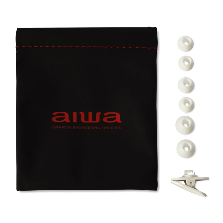 Aiwa ESTM-500WT słuchawki/zestaw słuchawkowy Przewodowa Douszny Połączenia/muzyka Biały