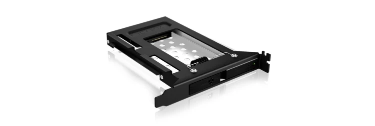 ICY BOX IB-2207StS 8,89 cm (3.5") Taca napędu pamięci masowej Czarny
