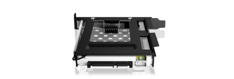 ICY BOX IB-2207StS 8,89 cm (3.5") Taca napędu pamięci masowej Czarny