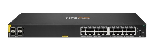 HPE Aruba Networking CX 6000 24p 10M/100M/1G Class4 PoE 4p SFP 1G 370W Switch Zarządzany L3 Gigabit Ethernet (10/100/1000) Obsługa PoE 1U