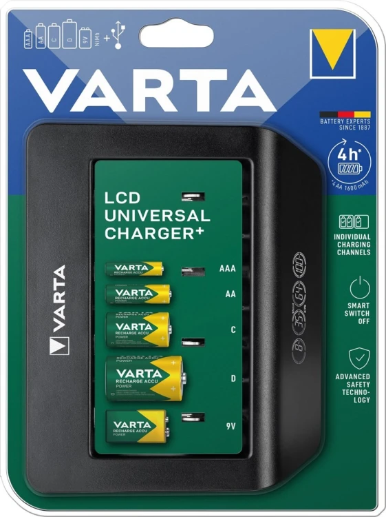 Varta Universal Charger+ ładowarka akumulatorów Prąd przemienny