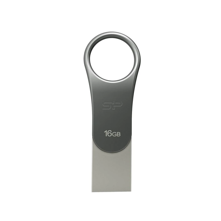 Silicon Power Mobile C80 pamięć USB 16 GB USB Type-A / USB Type-C 3.0 (3.1 Gen 1) Tytan