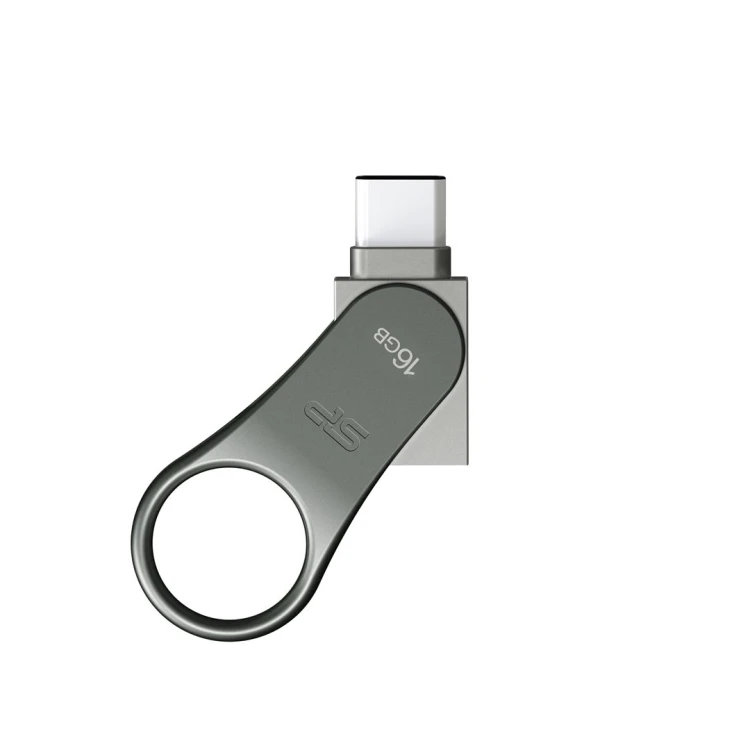 Silicon Power Mobile C80 pamięć USB 16 GB USB Type-A / USB Type-C 3.0 (3.1 Gen 1) Tytan
