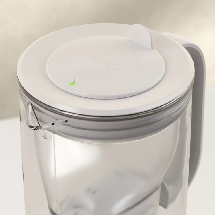 Dzbanek filtrujący Brita Glass+2 wkłady MaxtraPro PP (niebieski; 2,5l)