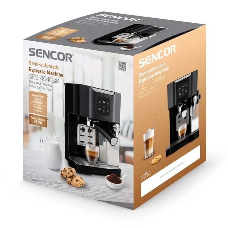 Sencor SES 4040BK Półautomatyczny Ekspres do espresso 1,4 l