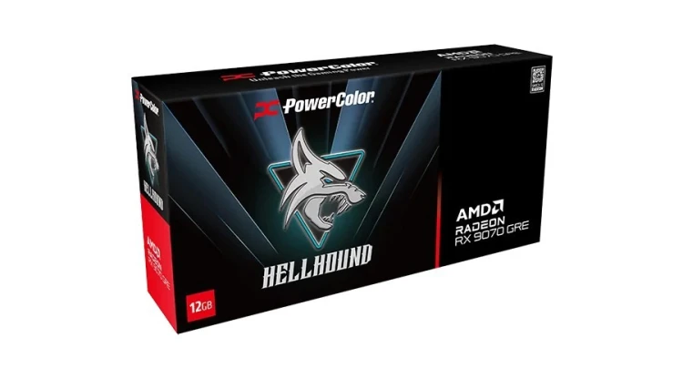 Karta graf. PowerColor RX9070GRE Hellhound