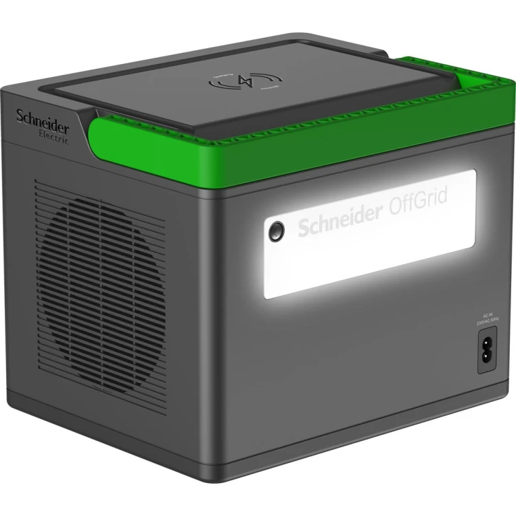 Przenośna elektrownia APC OffGrid 730, 738 Wh litowo-jonowa, LCD, 2 gniazda CEE 7/3 Schuko, Sinewave, 3 USB-A, 2 USB-C, Ładowarka bezprzewodowa