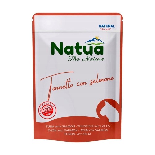 Natua Natural tuńczyk z łososiem mokra karma dla kota 70g