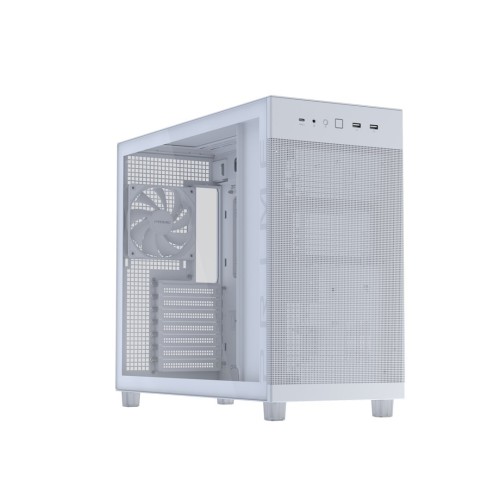 ASUS PRIME AP303 TG White Midi Tower Biały