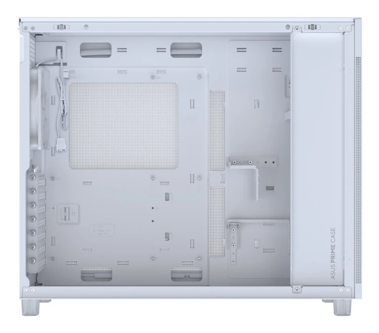 ASUS PRIME AP303 TG White Midi Tower Biały