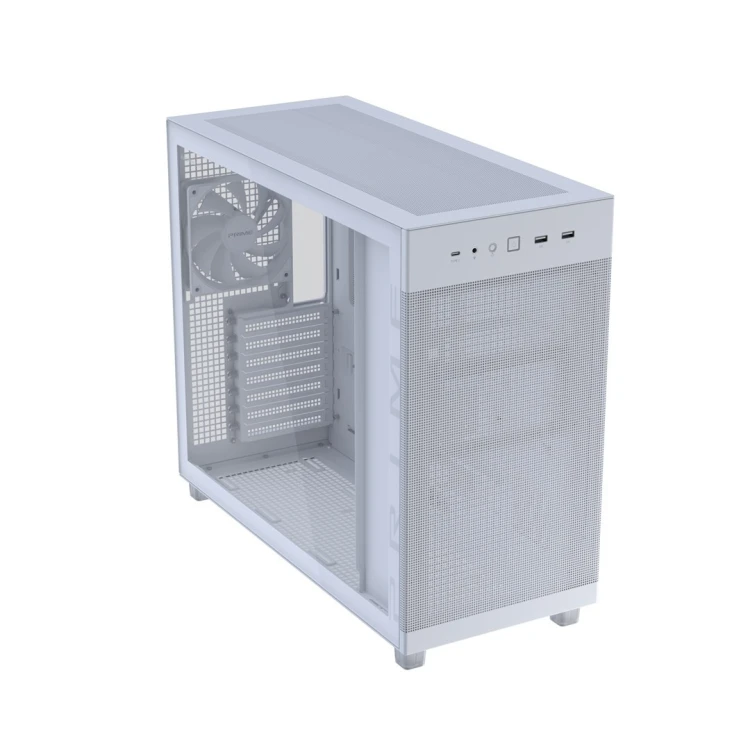 ASUS PRIME AP303 TG White Midi Tower Biały